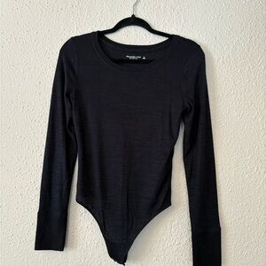 Black Long Sleeve Bodysuit